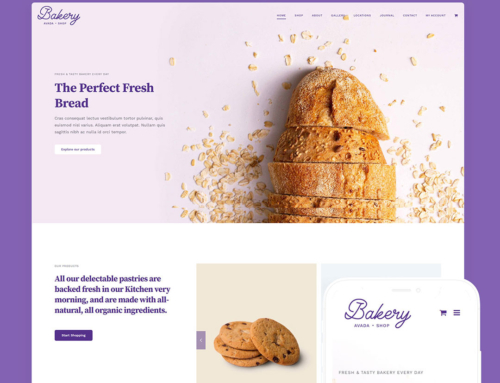 Avada Bakery Prebuilt Website